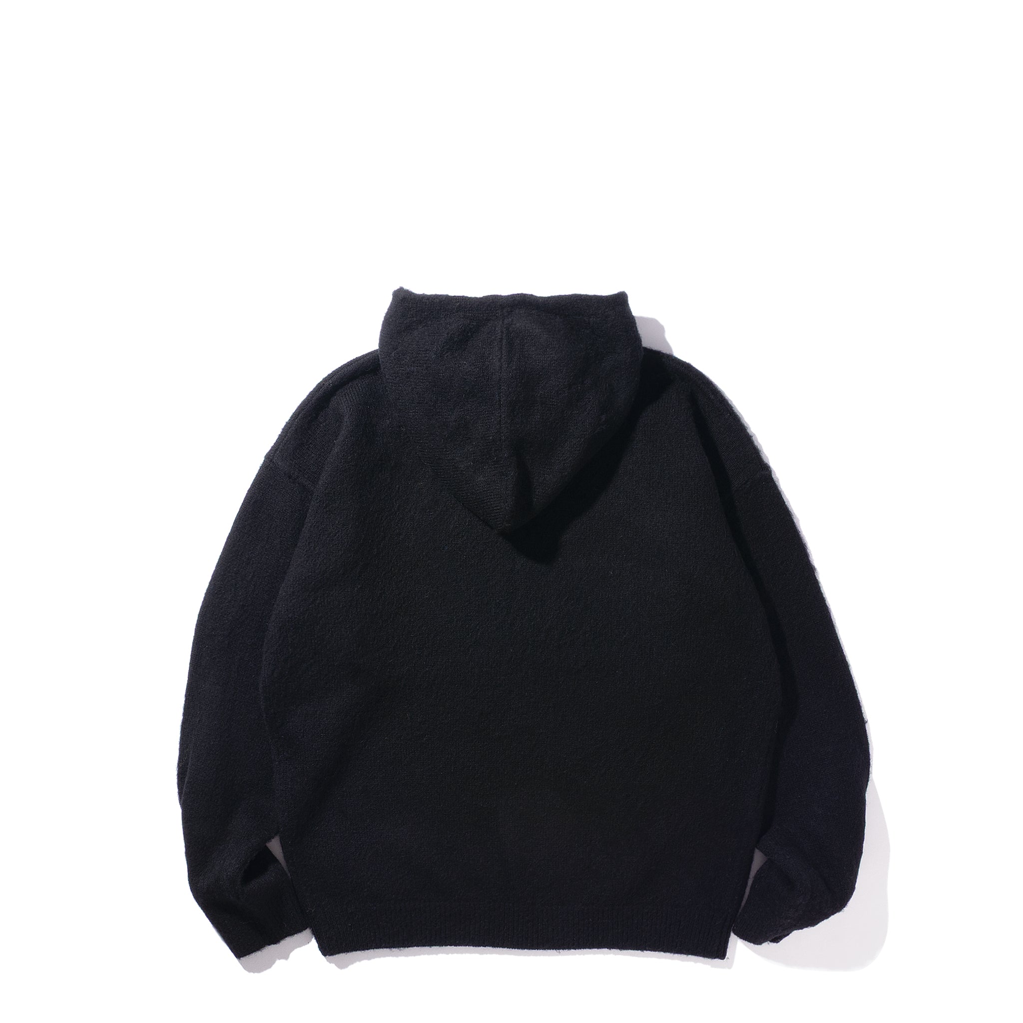 Shetland Wool Knit Hoodie