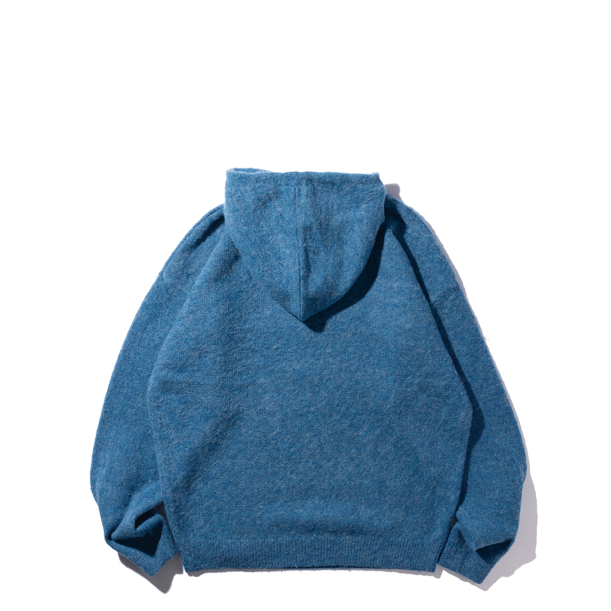 Shetland Wool Knit Hoodie