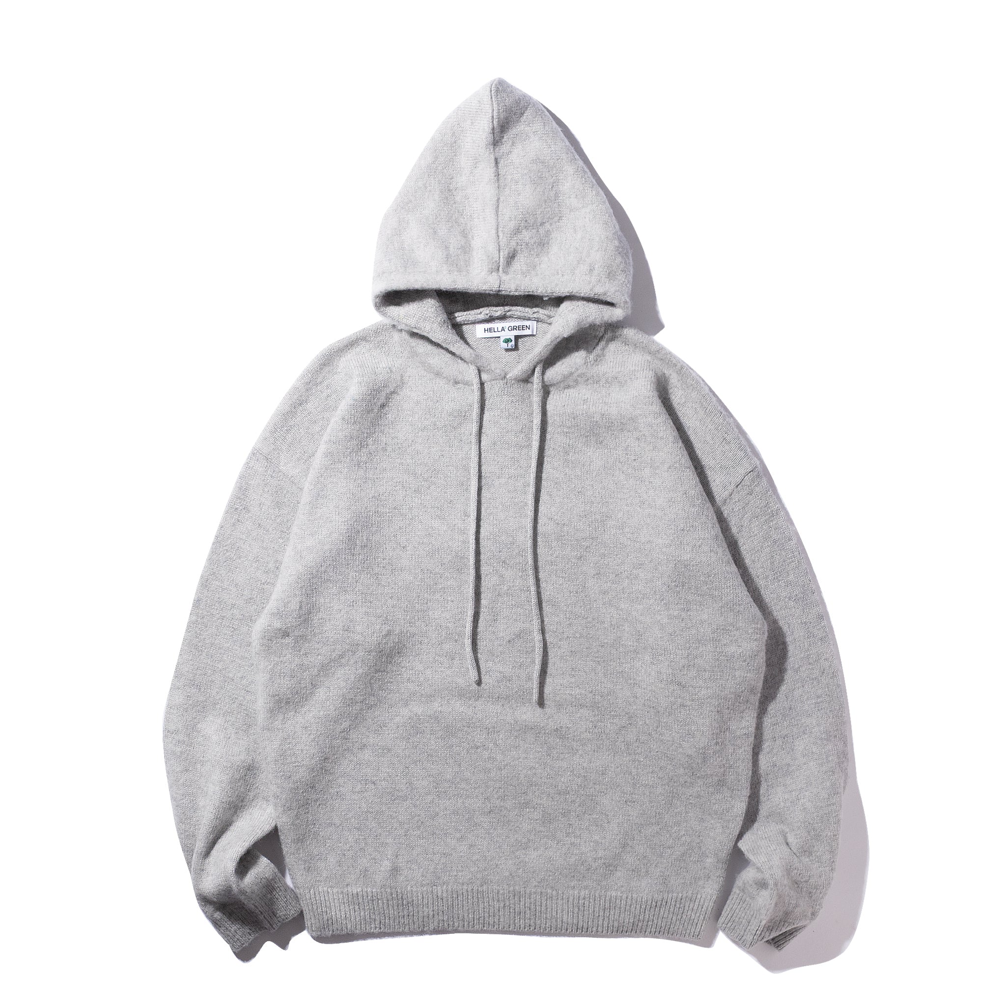 Shetland Wool Knit Hoodie