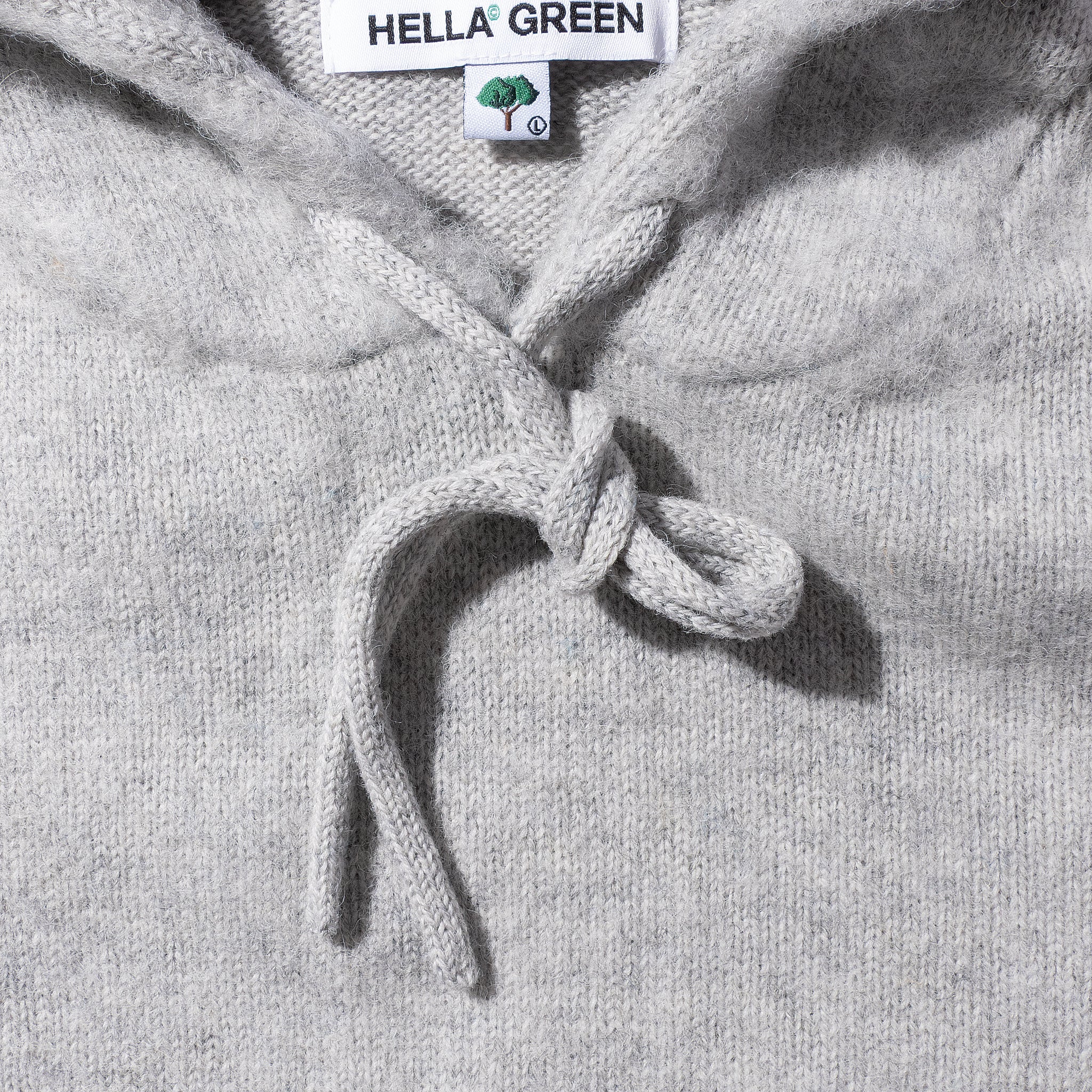 Shetland Wool Knit Hoodie