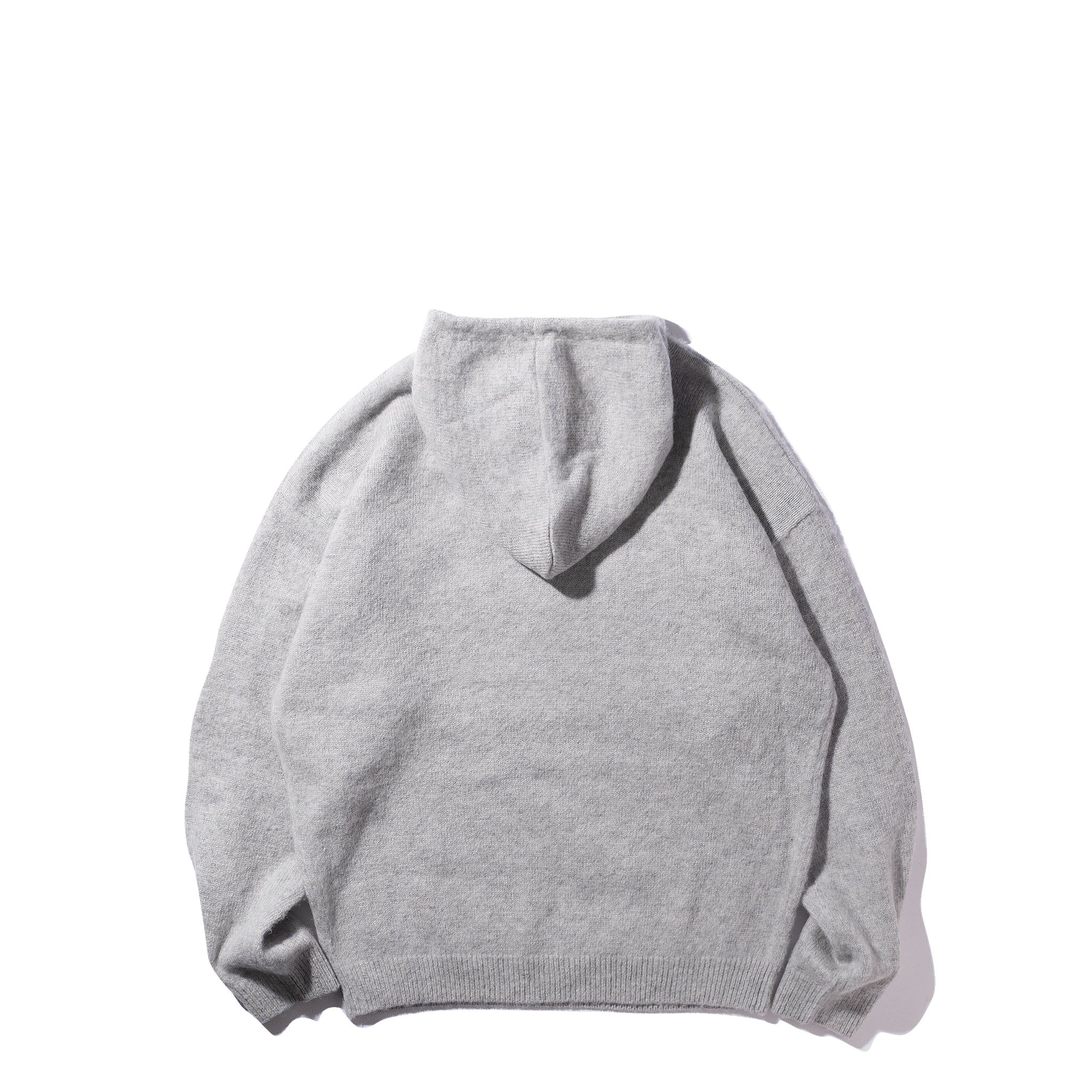 Shetland Wool Knit Hoodie